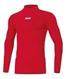 JAKO Herren Turtleneck Comfort 2.0, Sportrot, M