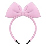 WLBON Schleife Stirnband, Rosa Stil Haarband, Big Bow Haarschmuck für Frauen, Halloween Party...