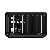 WD_BLACK D30 Game Drive SSD 2 TB (Übertragung mit 900 MB/s, USB Typ-C zu Typ-A Kabel) kompatibel...