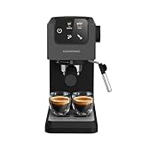 GRUNDIG KSM 4330 Siebträgermaschine mit Milchaufschäumdüse, Espressomaschine, für gemahlenen...