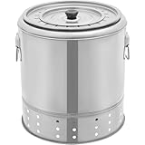 Yidubid Rauchfreier Barbecue Holzkohlegrill, Edelstahl Umrandung Holzkohle Kebab Grill Mit 20...