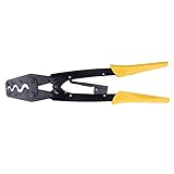 Crimpzange Flachsteckhülsen 5.5-38mm2, Ratschen Presszange, Kabelschuhe Aderendhülsen -...