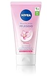 NIVEA Pflegende Waschcreme mit Mandelöl, sanfte Gesichtsreinigung für trockene und sensible Haut,...