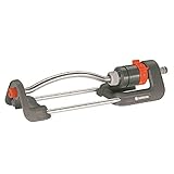 Gardena Classic Viereckregner Polo 220: Rasensprenger für gleichmäßige Flächenbewässerung von...