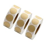 Angoily 3 Rollen Runde Etikettenaufkleber Verschiedene Klebeband Scrapbooking Aufkleber...