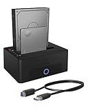 ICY BOX Dual HDD / Festplatten Docking Station USB 3.0 für SATA 2,5 Zoll & 3,5 Zoll, Festplatten...