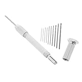 VALICLUD Handbohrer Set aus Aluminiumlegierung Präzisions Handbohrer mit Kleinen Spiralbohrern...