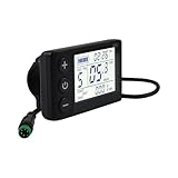 Elektrofahrrad S866 LCD Display, Elektrisches E Bike Display Messgerät 5 Pin und Wasserdichter...