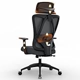 Asukale Bürostuhl Ergonomisch Schreibtischstuhl, Ergonomischer PC Stuhl, Office Desk Chair, mit...