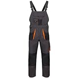 Luckyberg Herren Latzhose, Arbeitshose viel funktionale Taschen. Arbeitslatzhose Herren Größe:...