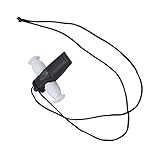 Tiuimk Samba-Pfeife – Schwarz – Kunststoffmaterial – verhindert Ausblasen – Umhängeband –...