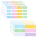 Namensaufkleber Namensschilder Selbstklebend für Kleidung Klebeetiketten Zum Beschriften Aufkleber...