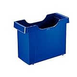 Leitz Hängemappenbox Uni-Box A4, Für bis zu 20 gefüllte A4 Hängemappen, Blau, Plus Serie,...