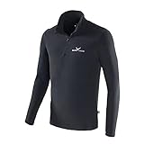 Black Crevice Herren Fleece Skirolli, schwarz/Silber, XL