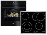 AEG AB12B Set Backofen BEK43511XB + Glaskeramikkochfeld HK634060XB