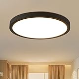 ZMH Deckenlampe LED Deckenleuchte Flach - Ø22cm Badezimmerlampe Warmweiß 15W Schlafzimmer...