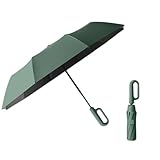 Regenschirm groß, 10 Rippen,Sturmfest –Automatisches Öffnen/Schließen, Golf Umbrella, Freien UV...