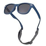 COASION Baby Sonnenbrille Polarisierte mit Weich Silikon Rahmen Riemen Verstellbar UV400 Schutz...