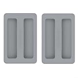 Weiche Silikon-Toaster-Abdeckung, 2-teiliges Set für 2-Scheiben-Toaster, effektiver Staubschutz...