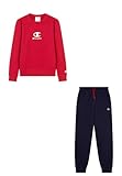 Champion Jungen Legacy Boy Sweatsuit, rot, XXL