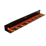 Eisen-Wand-Werkzeughalter mit 5 Schlitzen und 8 Schlitzen in Schwarz und Orange, Organizer für...