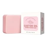 Castor Oil Conditioner Bar,Rizinusöl-Conditioner Seife,Natürliche Haarspülung,Cleansing Solid...