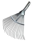 Garten Gerät Harke Rasen Boden Erde Rechen Metall Zinken Gartenrechen mit und ohne Holz Stiel...