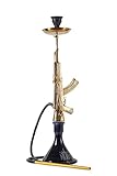 MOB AK-47 Shisha - Gold - Wasserpfeife B-WARE