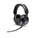 JBL Quantum 400 Over-Ear Gaming Headset – Wired 3,5 mm Klinke und USB – Mit hochklappbarem Boom...