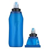 A/A Filter Wasserflasche - Sport Wasserflasche Faltbarer tragbarer Wasserfilter für Camping Wandern...