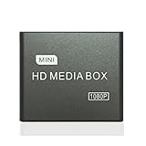 Eouayoree Full HD 1080P Media Player Center Multimedia Video Player Media Box mit -Kompatiblem AV...