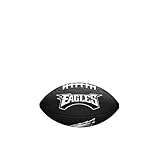 Wilson Unisex-Youth MINI NFL TEAM SOFT TOUCH FB BL PH American Football, BLACK,