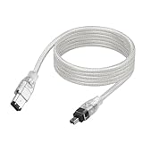 LLINthy Schnelle Datenübertragung 4 Pin Auf 6 Pin IEEE1394 Kabelkompatios Hörgeräte Und...
