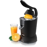 Arendo - Edelstahl Saftpresse elektrisch - Zitruspresse Orangenpresse Entsafter - 800 Watt...