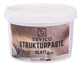 Strukturpaste Weiß 1 kg – Fein Spachtelmasse für Acrylmalerei, kreative Texturen und...