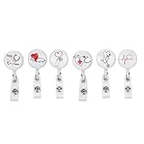 Ausziehbarer Ausweishalter, tragbarer Krankenschwester-Ausweishalter, Zubehör für Namenskarten