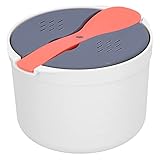 OVAQUIXI 2L Reisdampfer Mikrowellenherd Reiskocher Hochtemperaturbeständiger Dampf für...