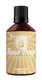 Foodtastic Flavor Drops Cookie Dough 50ml | Flavdrops Aroma Tropfen | kalorienfrei Süßen I ohne...