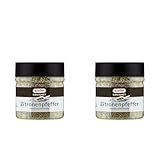 Kotanyi Gourmet Zitronenpfeffer Gewürzzubereitung | würzig-pfeffrig, zitronig-frisch, 230g...