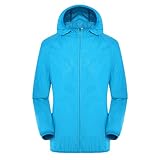 Generisch Regenjacke Damen Herren Wasserdichte Faltbar mit Kapuze Leicht Atmungsaktive Windbreaker...