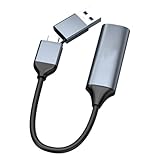 USB C Bis 4K Videoaufnahmekarte Easy Setups Benötigen Kein Treiber Der Perfekt Für Spielstreaming...