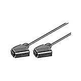 Goobay 11870 Scart Kabel / Audio-/Videokabel / Scartstecker (21-Pin) auf Scartstecker (21-Pin) /...