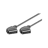 Goobay 11870 Scart Kabel / Audio-/Videokabel / Scartstecker (21-Pin) auf Scartstecker (21-Pin) /...