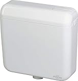 Evenes WC Aufputz Spülkasten mit 2-Mengen-Taste 6-9/3-4,5 L weiss tiefhängend 420x390x135 mm WC...