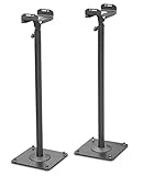 2 Stück Boxenständer aus Metall - Laustsprecherständer Boxen Stative - höhenverstellbar mit...