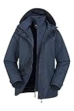 Mountain Warehouse Fell 3-in-1 Damen-Jacke - atmungsaktive, lange, wasserdichte, warm gefütterte...