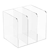 BAODBF Stehsammler Acryl,Zeitschriftensammler mit 3 Fächern,Stabiler Stehordner...