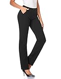 Tapata Damen 71cm/76cm/81cm/86cm Gerade Stretch-Hose mit Taschen Für Büro Geschäft Alltag,...