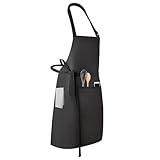 VATERLIEBE – Schürze mit extra Schlaufen - Kochschürze extra lange Bänder - Grillschürze...
