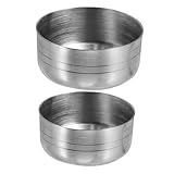 Ipetboom 2 Stück Teiliges Edelstahl Shaker Deckel Auslaufsicher Robust Kompatibel für Cocktail und...